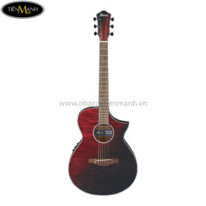 Ibanez AEWC32FM-RSF Acoustic Guitar, Red Sunset Fade