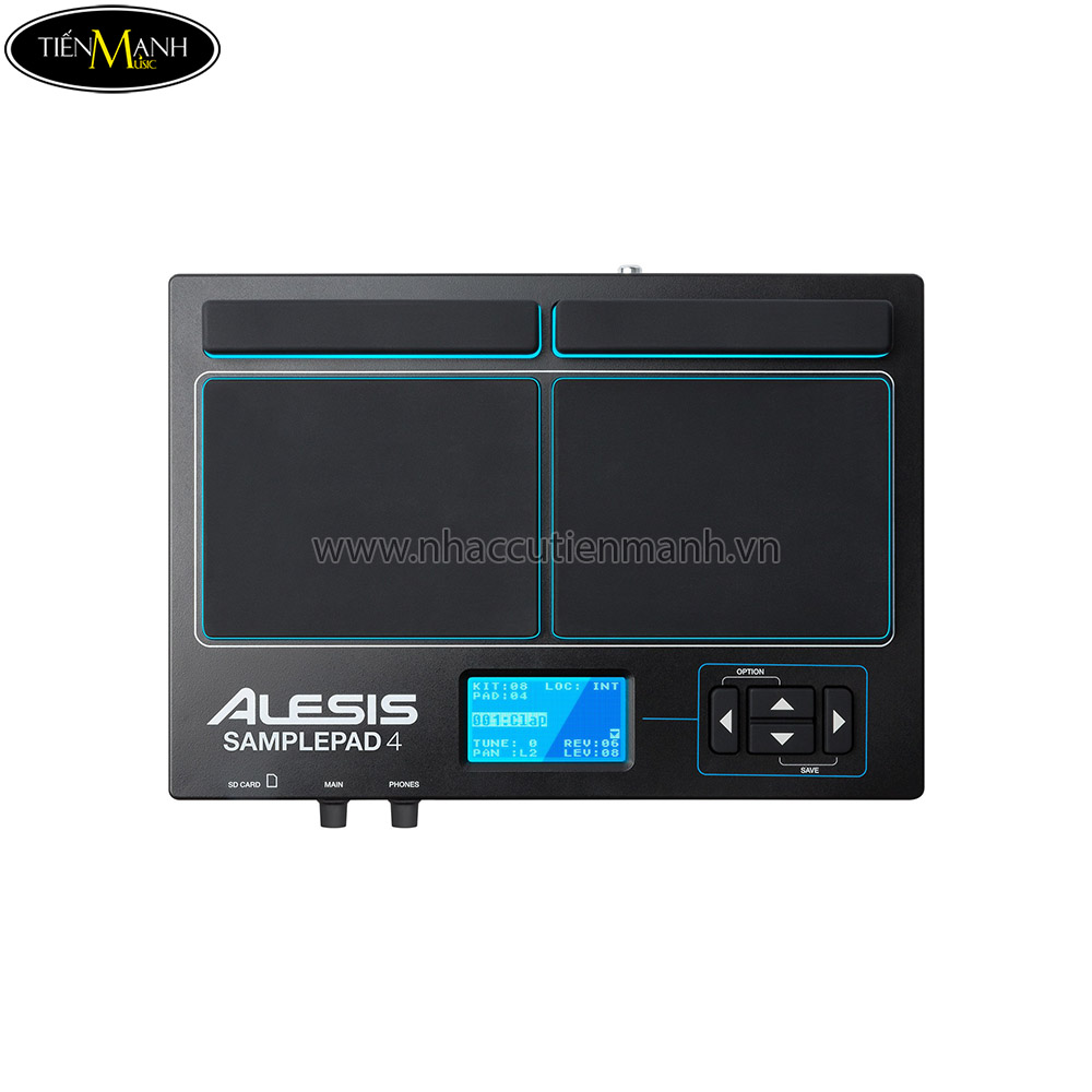 Trống Điện Tử Alesis SamplePad 4 - Portable Tabletop