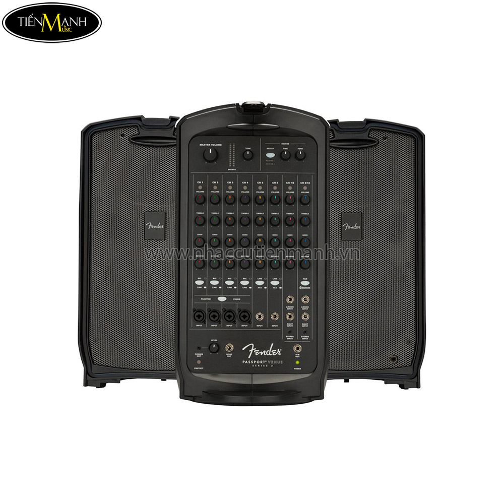 Fender Passport Venue Series 2 600W Portable PA System, 230V UK
