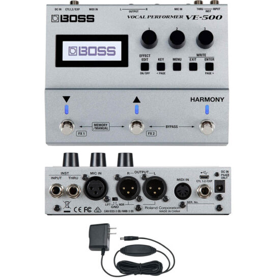 Hiệu ứng độc đáo của Phơ Boss VE-500 Vocal Performer