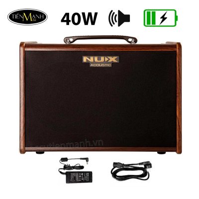 Ampli Guitar Acoustic Nux SA-40 Street Artist (Có Pin sạc)