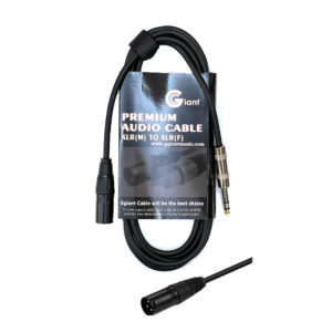 Dây Jack Loa Giant 6ly-6.35mm Đực ra Canon-XLR Đực 3 Mét | 5 mét