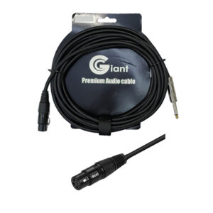 Dây Jack Tín Hiệu Giant 6ly-6.5mm đực ra Canon-XLR cái 3 mét | 5 mét