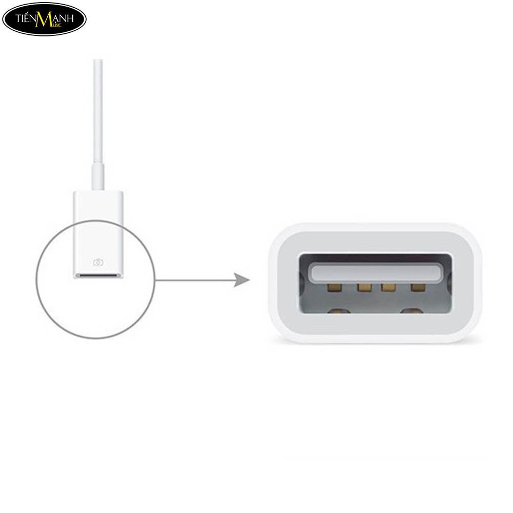 [Chính Hãng] Cáp OTG Apple Lightning to USB Camera Adapter kết nối Đàn