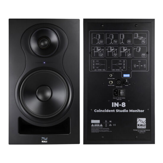 Mặt trước và sau của Loa Kiểm Âm Kali Audio IN-8 3-Way