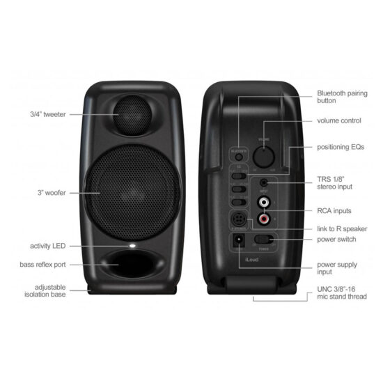 IK Multimedia iLoud micro Monitor có chất âm tự nhiên, chân thực