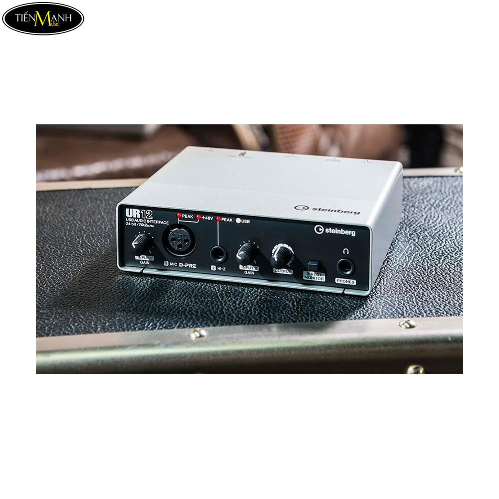 Soundcard Steinberg UR12 Audio Interface Nhạc Cụ Tiến Mạnh