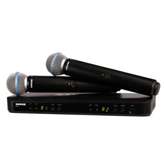 Trọn bộ Micro Không Dây Shure BLX288A/B58 tiện dụng