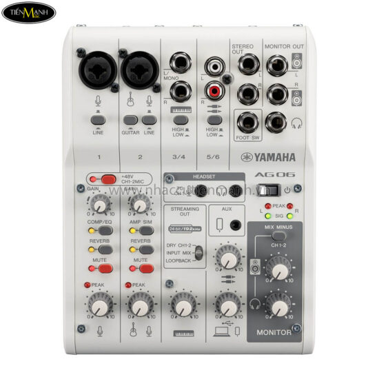Bàn Trộn Mixer Yamaha AG06MK2, Mixer Livestream - Ảnh 8