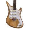Đàn Guitar Điện Phím Lõm Teisco Cổ Nhạc được thiết kế với kiểu dáng độc đáo, màu sắc ấn tượng