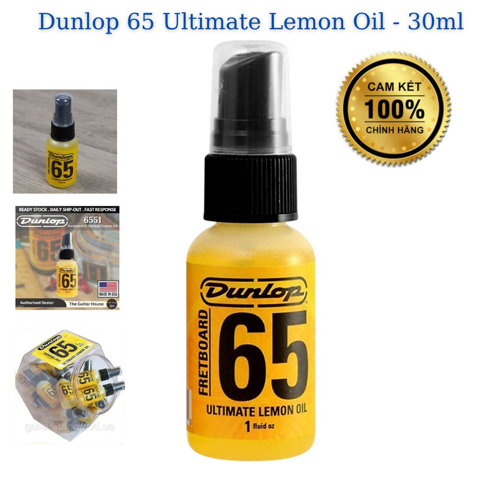 Dầu Lau Đàn Guitar Dunlop 6551 có dung tích 30m