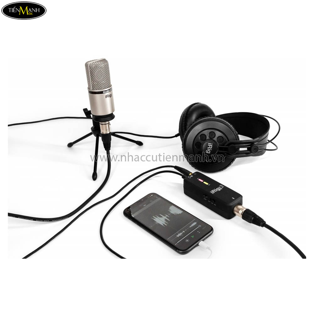 IK Multimedia iRig Pre 2 Mobile Microphone Interface Nhạc Cụ Tiến Mạnh