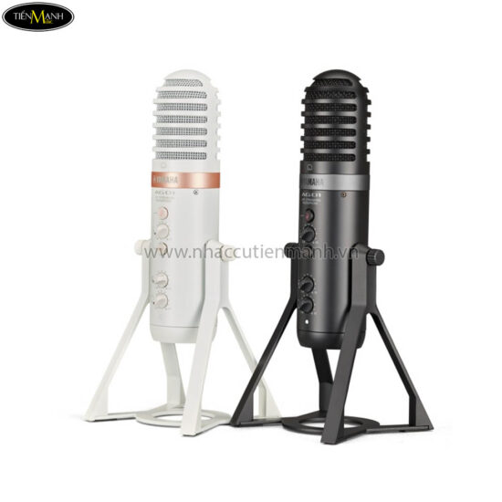 Micro Live Stream USB Yamaha AG01 trắng và đen