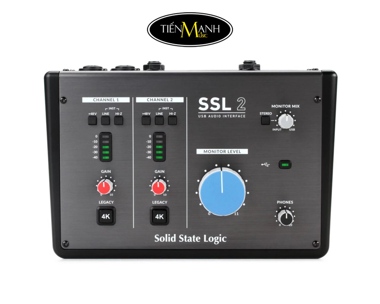 Soundcard Solid State Logic SSL2 USB-C Audio Interface - Nhạc Cụ Tiến Mạnh