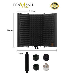 Màng Vách Chắn Tiêu Âm Micro SIC-03N Vocal Booth 3 cánh