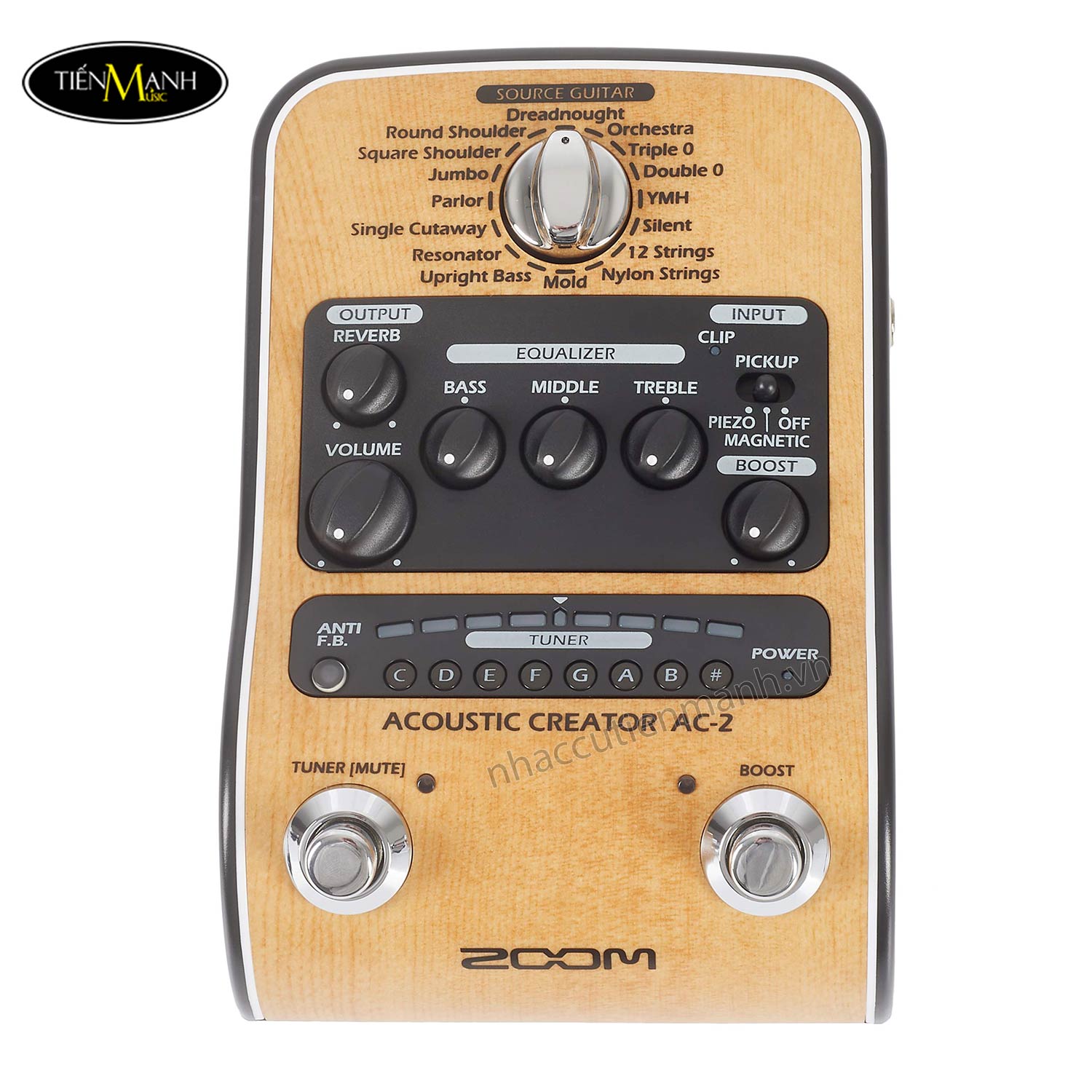 Phơ Acoustic Zoom AC-2 - Nhạc Cụ Tiến Mạnh