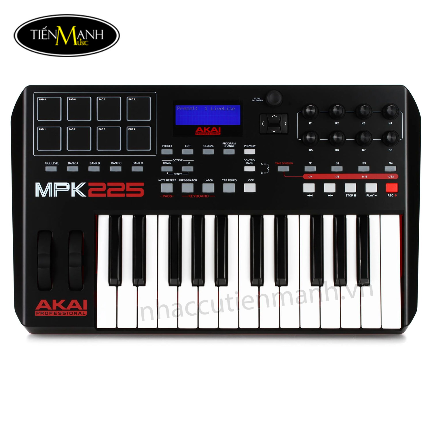 akai-mpk225-performance-keyboard-controller