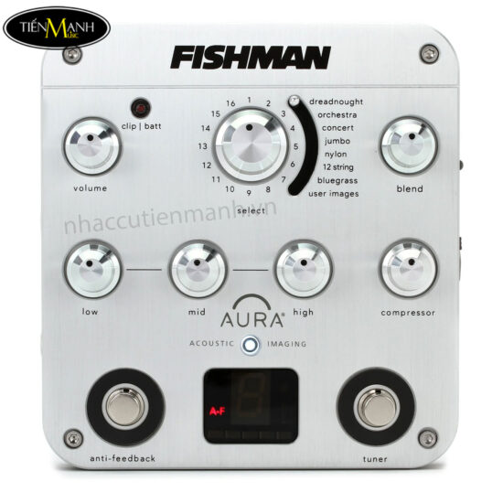 FISHMAN Aura Spectrtm DI Preamp 美品 Fishman Aura Spectrum DI Preamp Pedal - Nhạc Cụ Tiến Mạnh