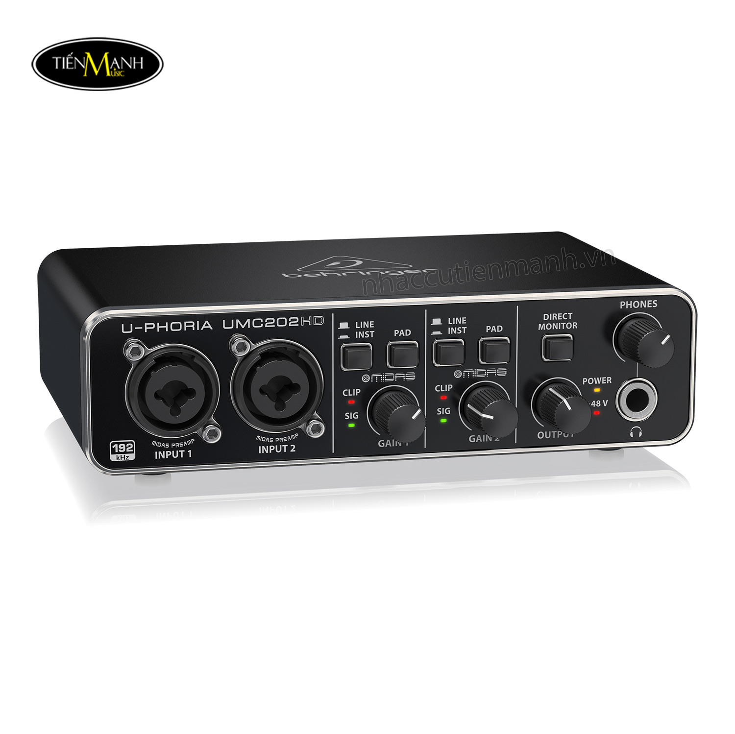 soundcard-behringer-u-phoria-umc202hd-audio-interface