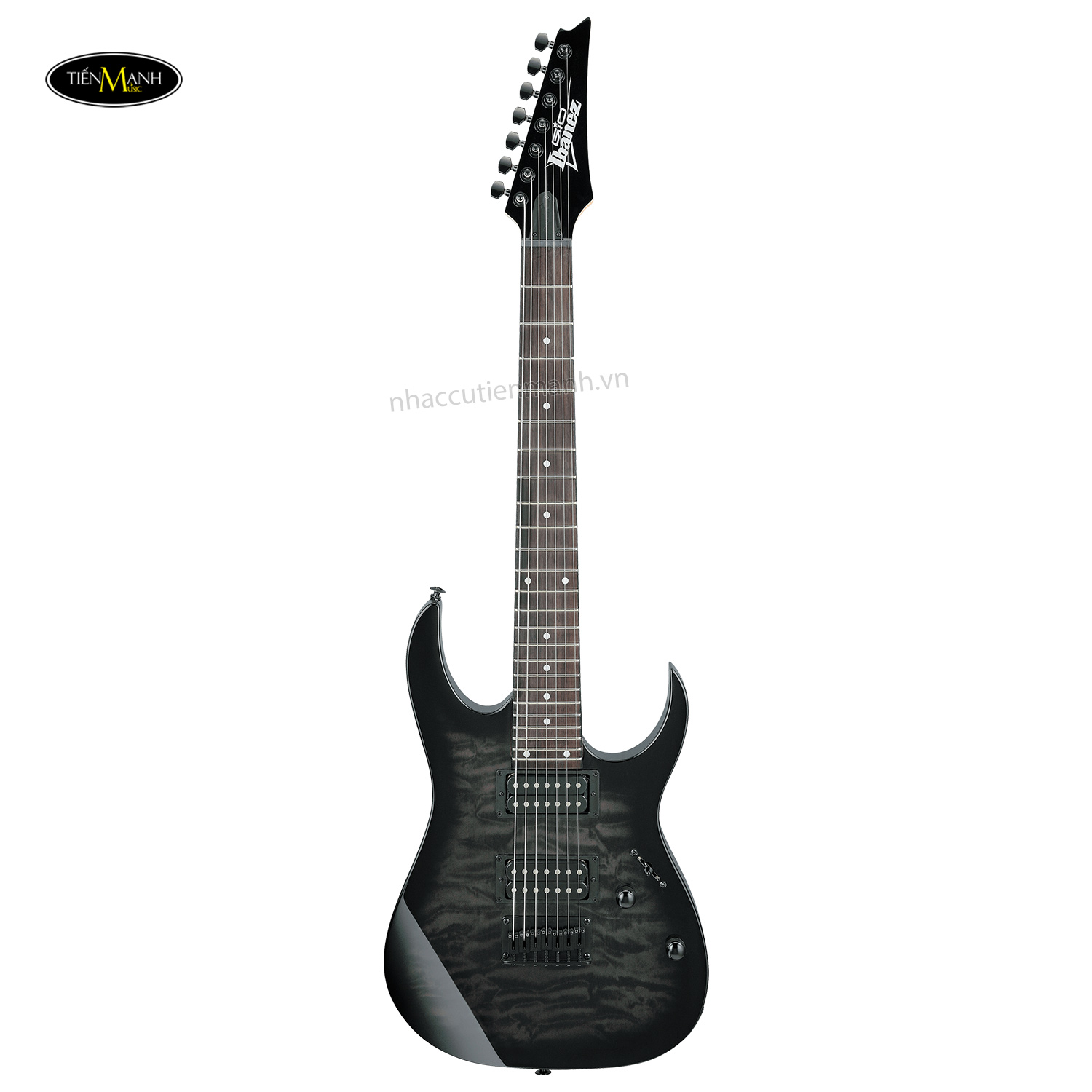 dan-guitar-dien-ibanez-grg7221qa-tks-electric-guitar-transparent-black-sunburst