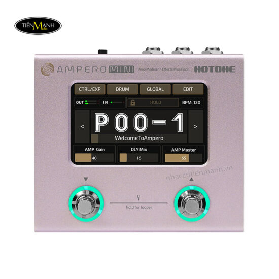 hotone-mp-50pt-ampero-mini-multieffects-pedal-purple-taro