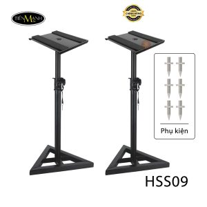 chân loa kiểm âm điều chỉnh độ cao hss09 studio monitor stand