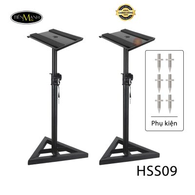 chân loa kiểm âm điều chỉnh độ cao hss09 studio monitor stand