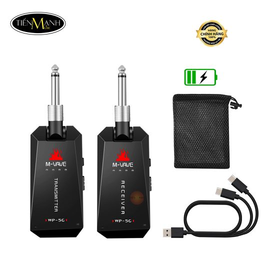 M-Vave WP-3 Bộ Thu Phát Tín Hiệu Không Dây Cho Guitar Wireless System 5.8Ghz