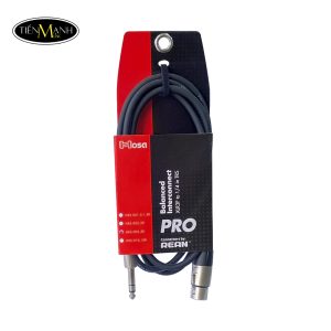 Dây Cáp Chia Tín Hiệu Hosa HXS-001.5 | HXS-003 | HXS-005 | HXS-010 | HXS-020, REAN XLR3F to 1/4" TRS Pro Balanced Interconnect Cable, Canon-XLR Cái Sang 6ly Stereo