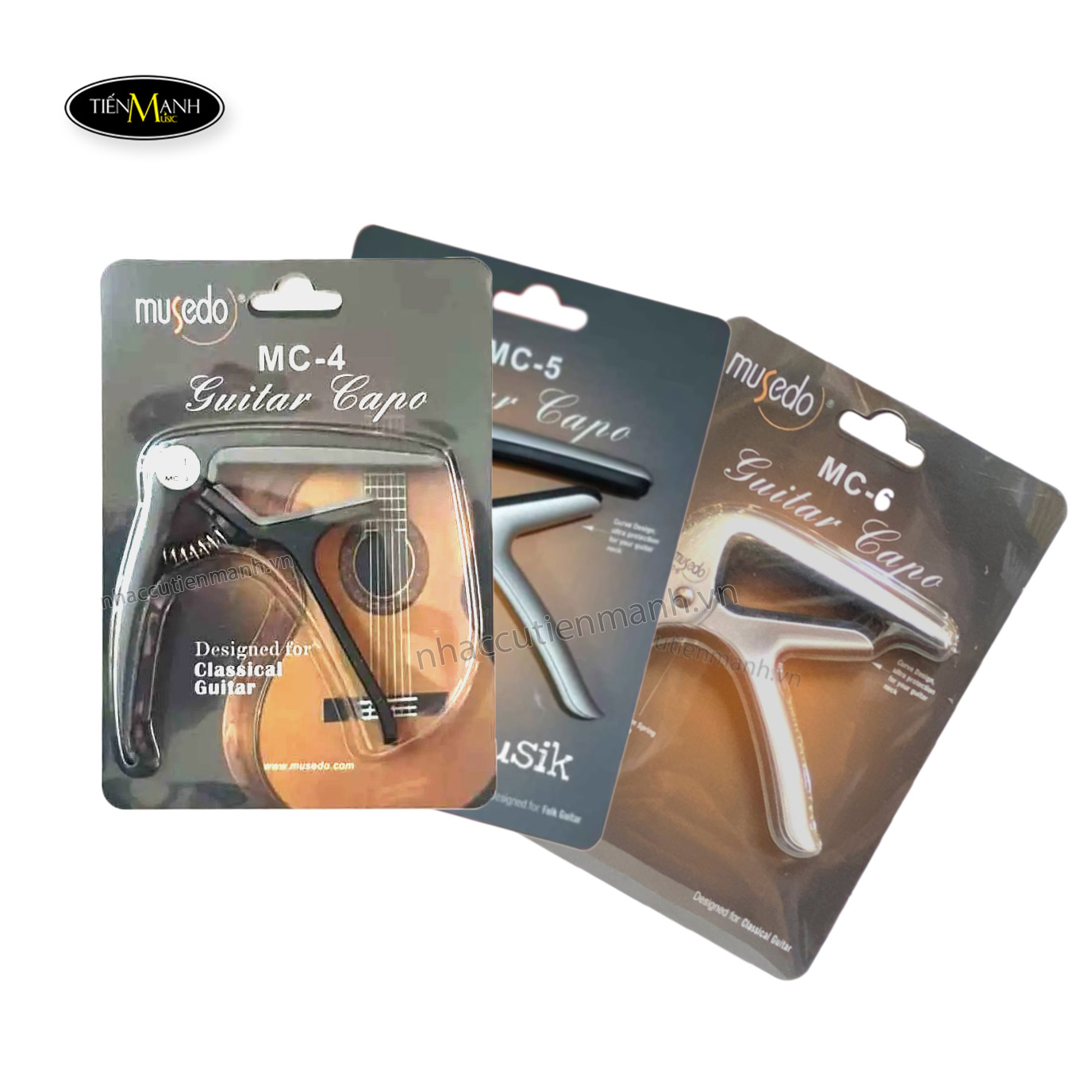 Kẹp Capo Guitar Classic Musedo MC4 | MC5 | MC6