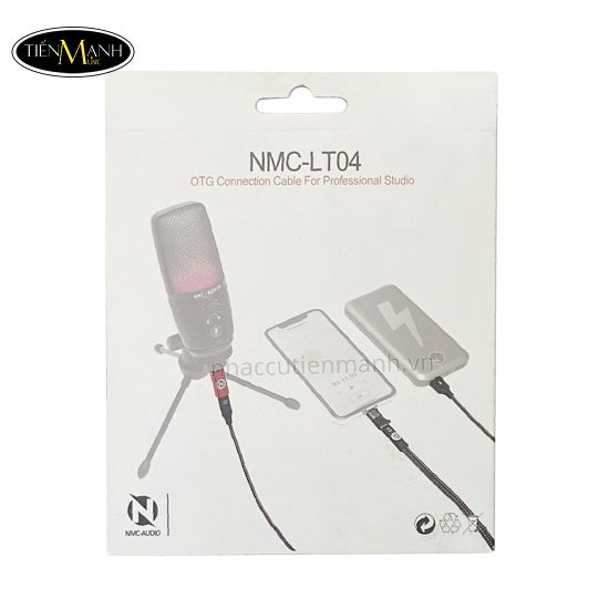 Dây Cáp Kết Nối OTG NMC-AUDIO NMC-LT04 , Cắm Điện Thoại Thu Âm - Livestream