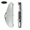 Hộp Đàn Violin Carbon Dáng Vát To Màu Trắng Caro Kẻ Chéo Xám Size 4/4