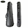 Hộp đàn violin carbon tròn thường màu đen chấm bi size 4/4