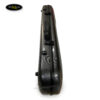Hộp đàn violin carbon tròn thường màu đen chấm bi size 4/4