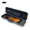 Hộp đàn Violin Carbon vuông màu đen chấm bi trắng size 4/4 TMBV25
