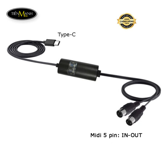 Wersi UM19 - Dây Cáp Midi To USB-C Cable
