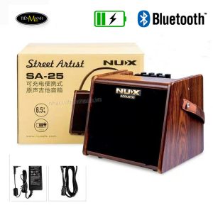 Ampli Acoustic Guitar Nux SA-25 Street Artist ( Pin sạc, Bluetooth )