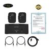 Bộ Thu Phát Audio Stereo Không Dây M-Vave WP-12 ( Kèm Hộp Sạc ), Wireless System 2.4Ghz (Cho Tai Nghe, Bàn Trộn, Thiết Bị Audio…) - 1 Phát 2 Nhận cho 2 Tai nghe