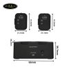 Bộ Thu Phát Audio Stereo Không Dây M-Vave WP-12 ( Kèm Hộp Sạc ), Wireless System 2.4Ghz (Cho Tai Nghe, Bàn Trộn, Thiết Bị Audio…) - 1 Phát 2 Nhận cho 2 Tai nghe