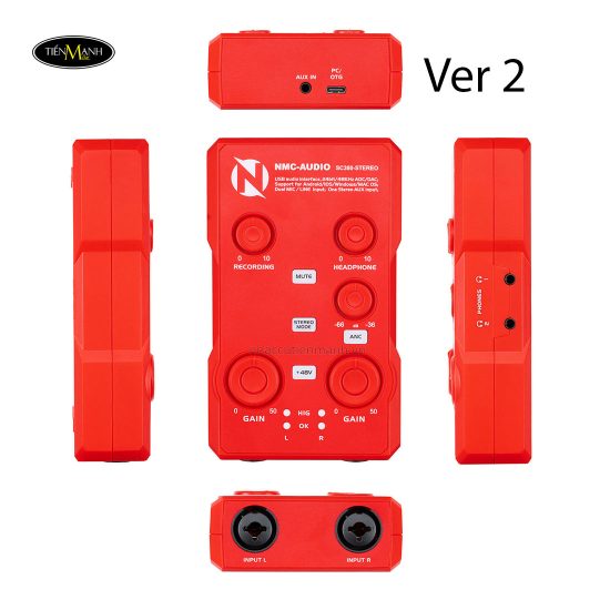 Box Live stream Stereo NMC-AUDIO SC380-V2 | SC380-V3, Audio Interface