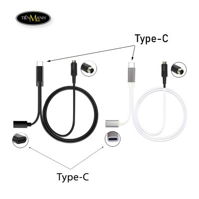 Dây Cáp Vừa Livestream Vừa Sạc Cho Irig Stream Stereo, Stream Pro, Pro I/0, Pro Duo I/O ( LT06TC - Type-C Đen|trắng )