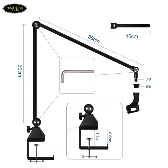 gia-do-micro-arm-kep-ban-dr-mic-f08
