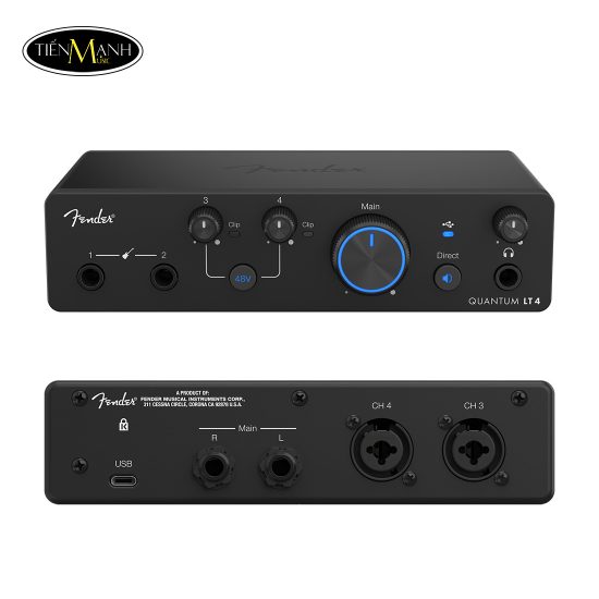 Soundcard Fender QUANTOM LT4 , Audio Interface