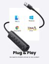 Bộ Hub Chia USB 3.0 Type-A Ra 4 Cổng USB 3.0 Type-A Ugreen CM416 ( 10915 ) - Nguồn cấp Micro-USB