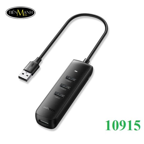 Bộ Hub Chia USB 3.0 Type-A Ra 4 Cổng USB 3.0 Type-A Ugreen CM416 ( 10915 ) - Nguồn cấp Micro-USB