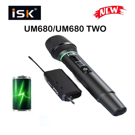 Micro Không Dây ISK UM680, Micro Karaoke Wireless