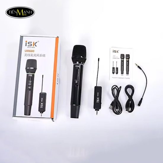 Micro Không Dây ISK UM680, Micro Karaoke Wireless