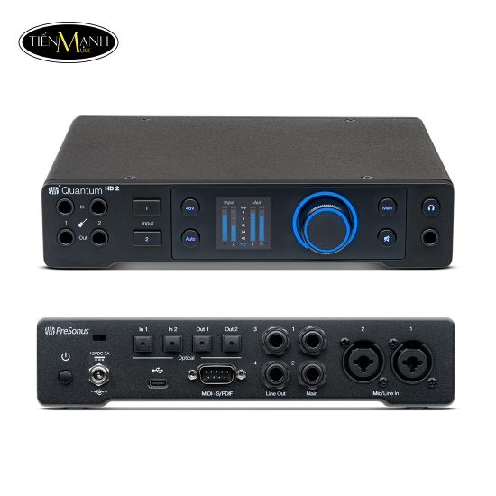Soundcard Presonus Quantum HD2 USB-C, Audio Interface