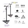 [Một cặp] Chân Loa Kiểm Âm On-Stage SMS6000, Monitor Speaker Stand, Chân tam giác