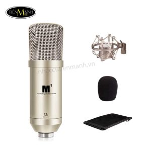 micro thu âm hát livestream icon m1 condenser